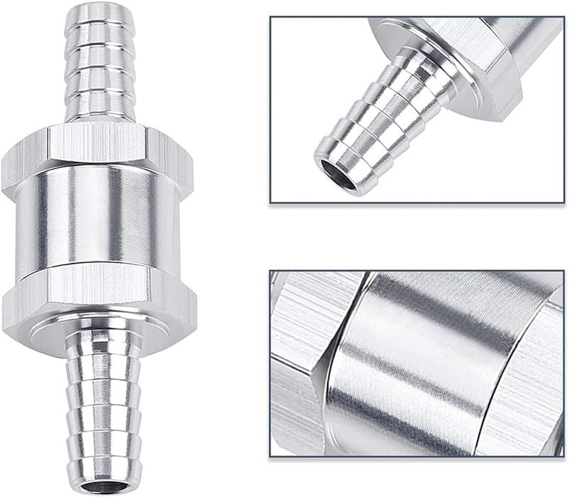 Superall 10mm 3/8" Fuel Non Return One Way Check Valve for Petrol Diesel Fuel Oil Water Aluminium Alloy Accessories - Image 3